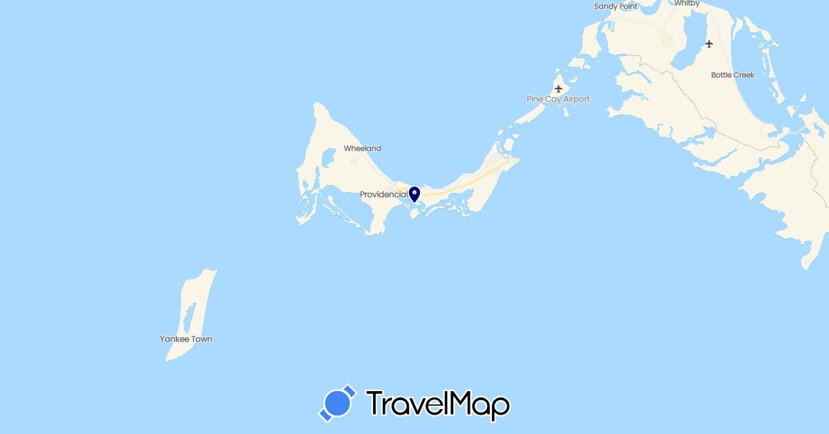 TravelMap itinerary: driving in Turks and Caicos Islands (North America)